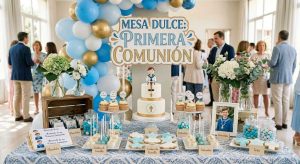 15 ideas mesa dulce comunion originales y elegantes para una fiesta inolvidable